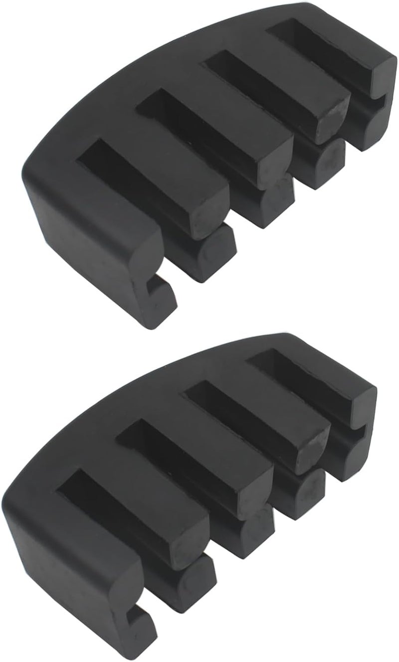 OZXNO 2pcs Cello Practice Mute Rubber Cello Volume Reducer (Black) - Image 1